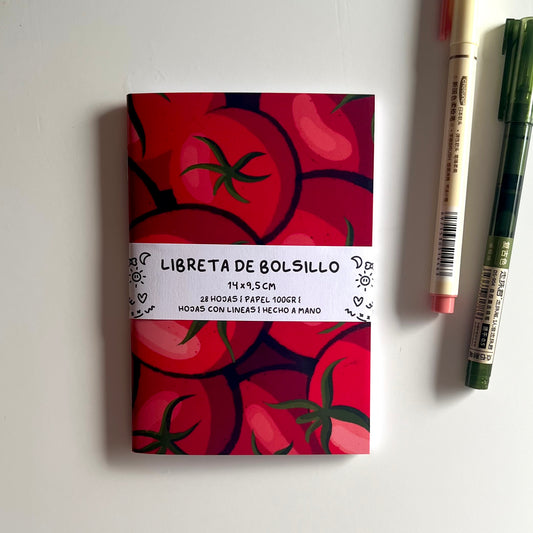 Libreta de bolsillo "Tomates"