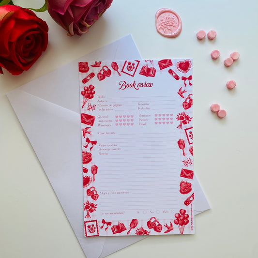 "Lover era" Book review card