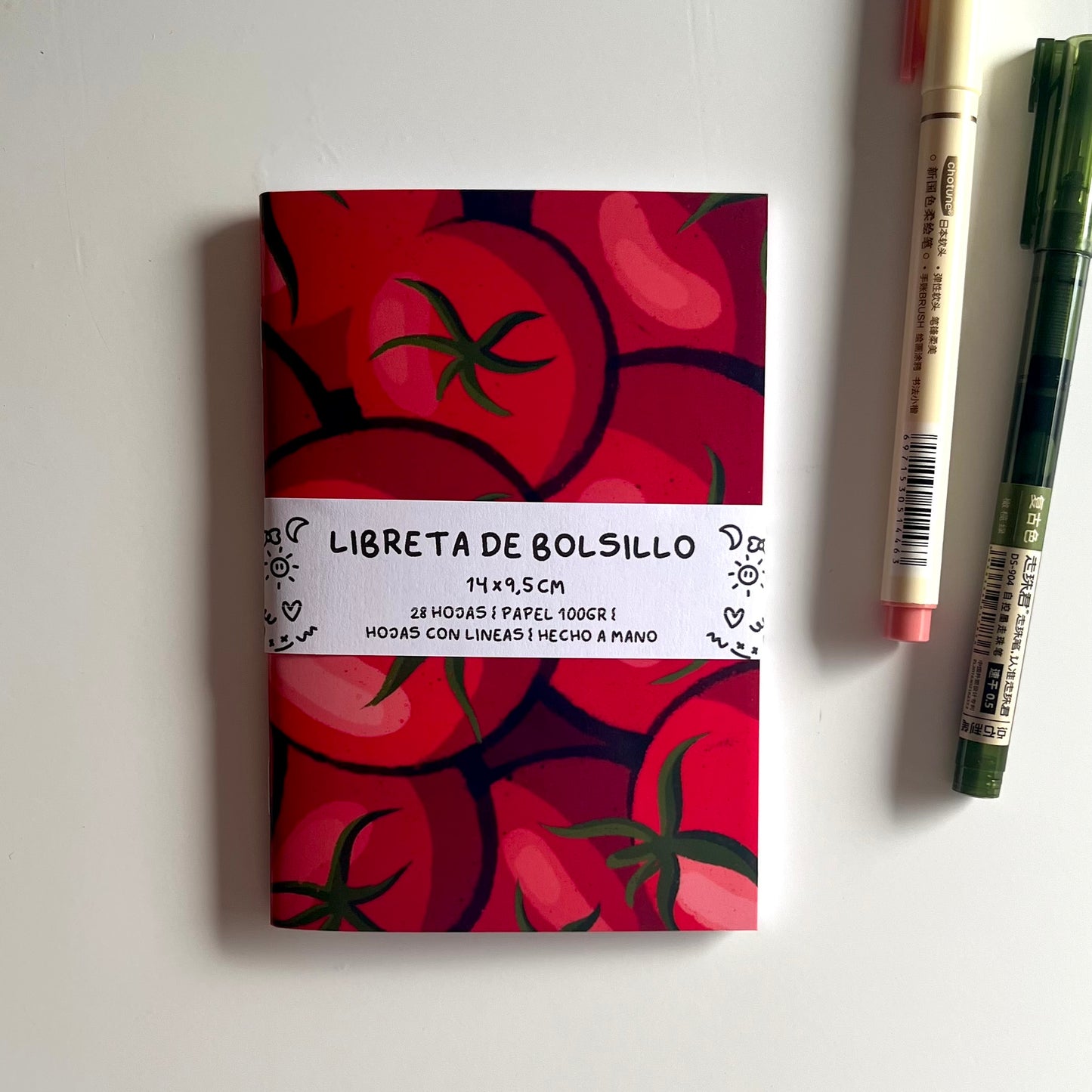 Libreta de bolsillo "Tomates"