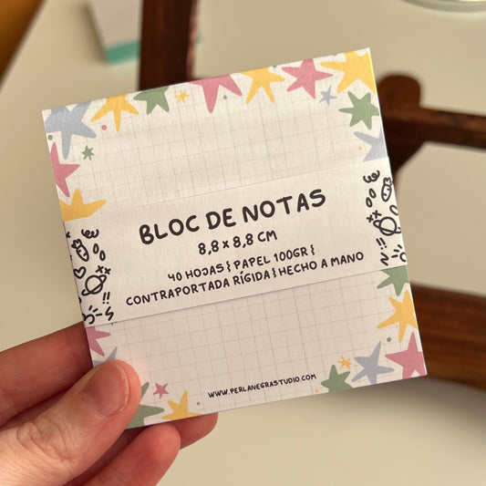 “Pastel” Bloc de notas