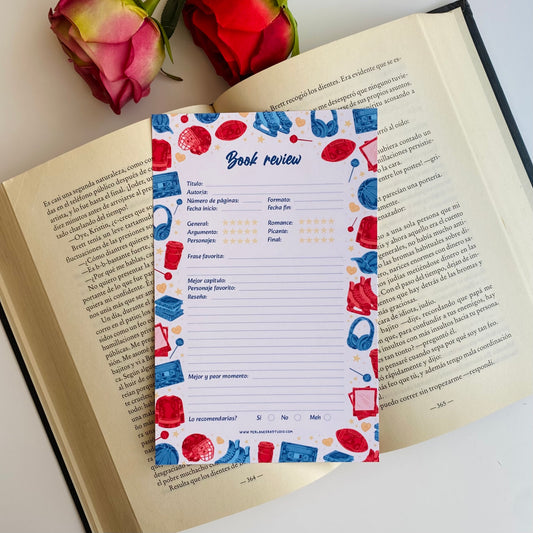 "Sports romance" Book review card