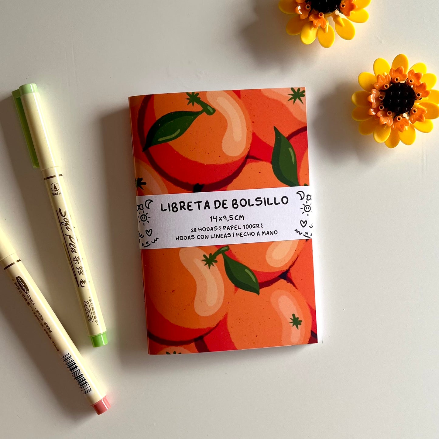 Libreta de bolsillo "Naranjas”
