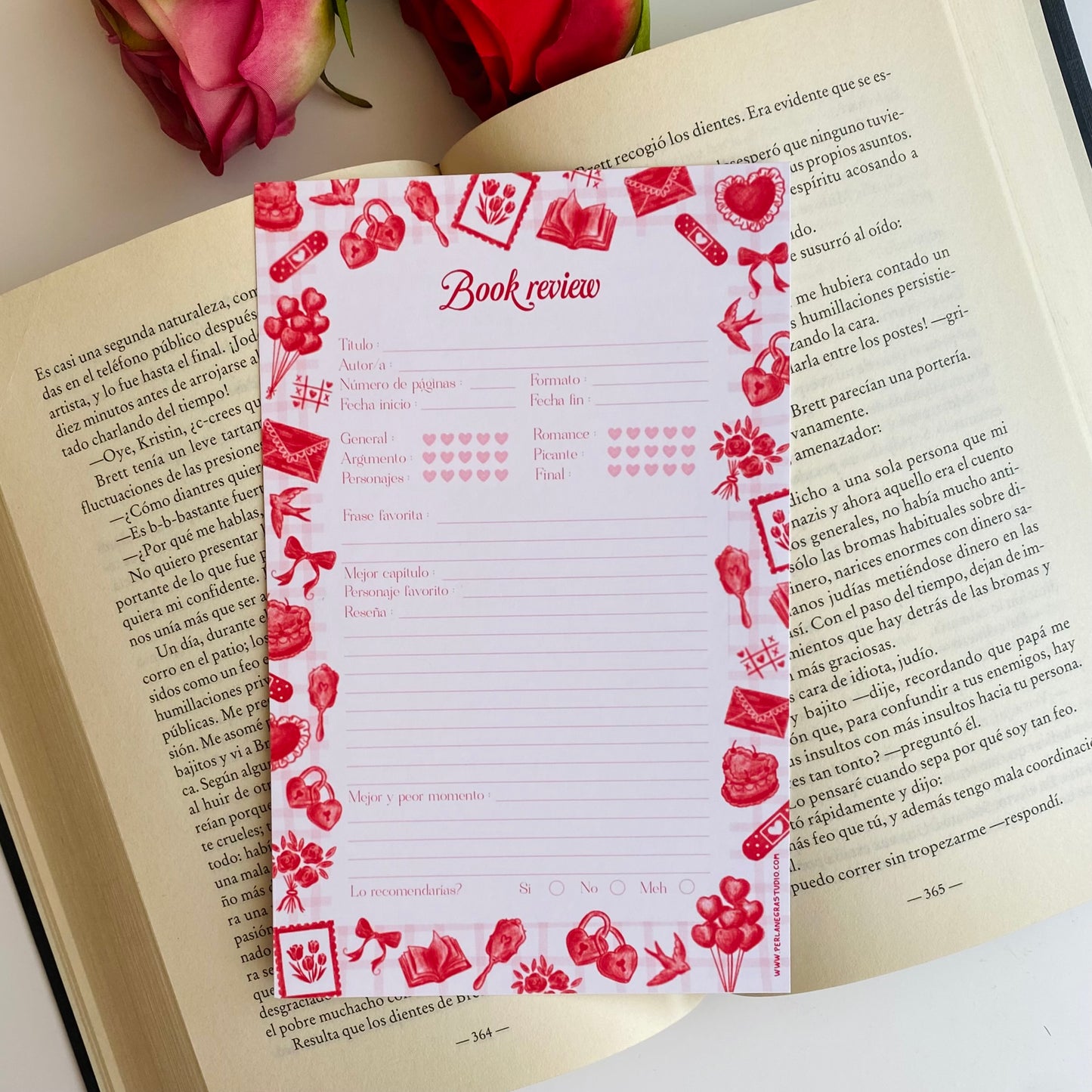 "Lover era" Book review card