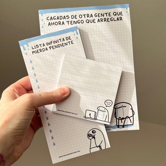 "Kit Supervivencia al curro" Blocs de notas