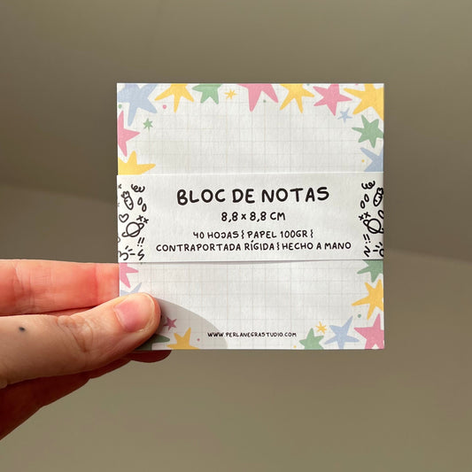 “Pastel” Bloc de notas