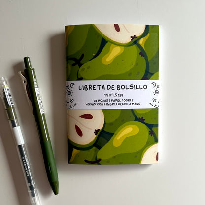 Libreta de bolsillo "Peras”