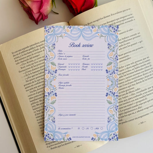 "Sweet Romance" Book review card
