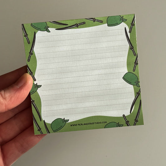 "Zoro" Bloc de notas