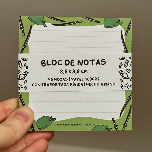 "Zoro" Bloc de notas