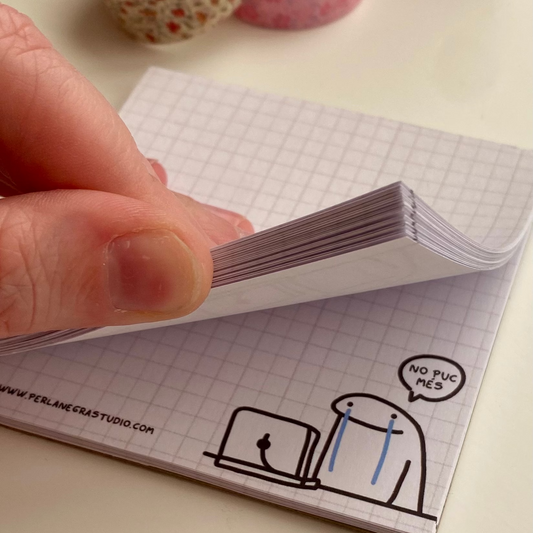 "No puc més" Bloc de notas