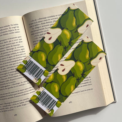 Marcapáginas Ticket "Peras"
