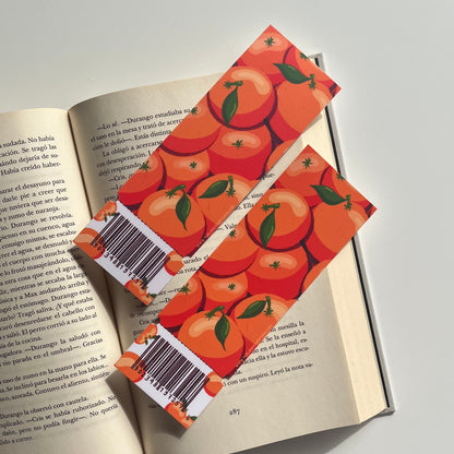 Marcapáginas Ticket "Naranjas"
