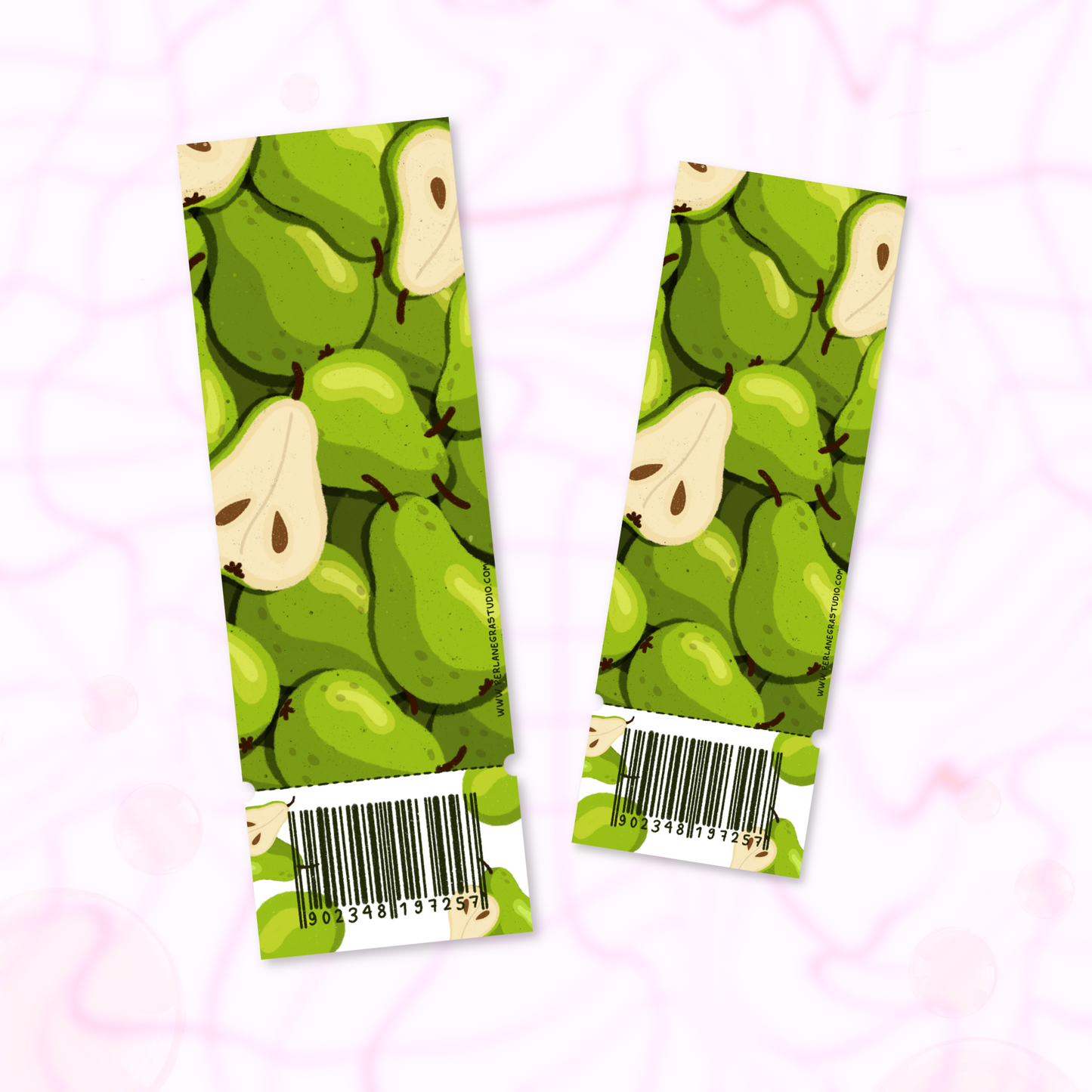 Marcapáginas Ticket "Frutitas"