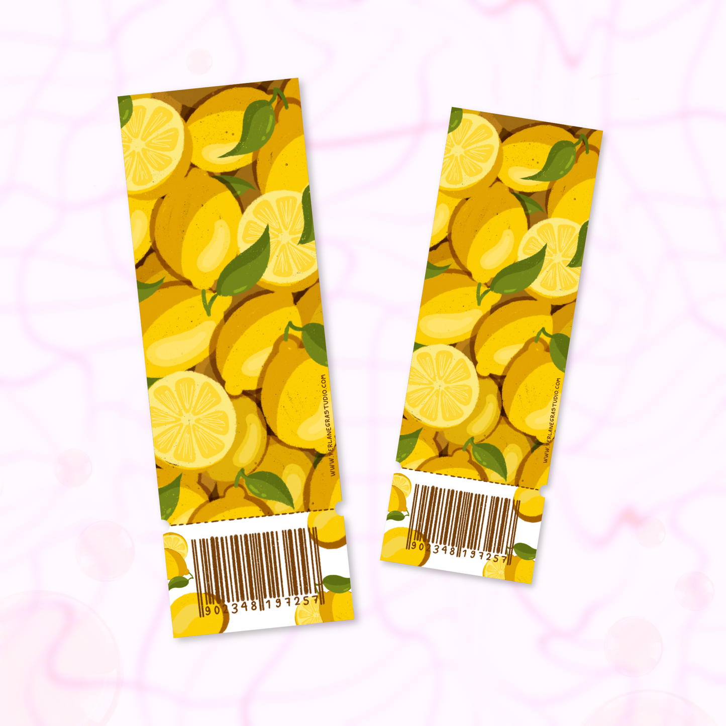 Marcapáginas Ticket "Frutitas"