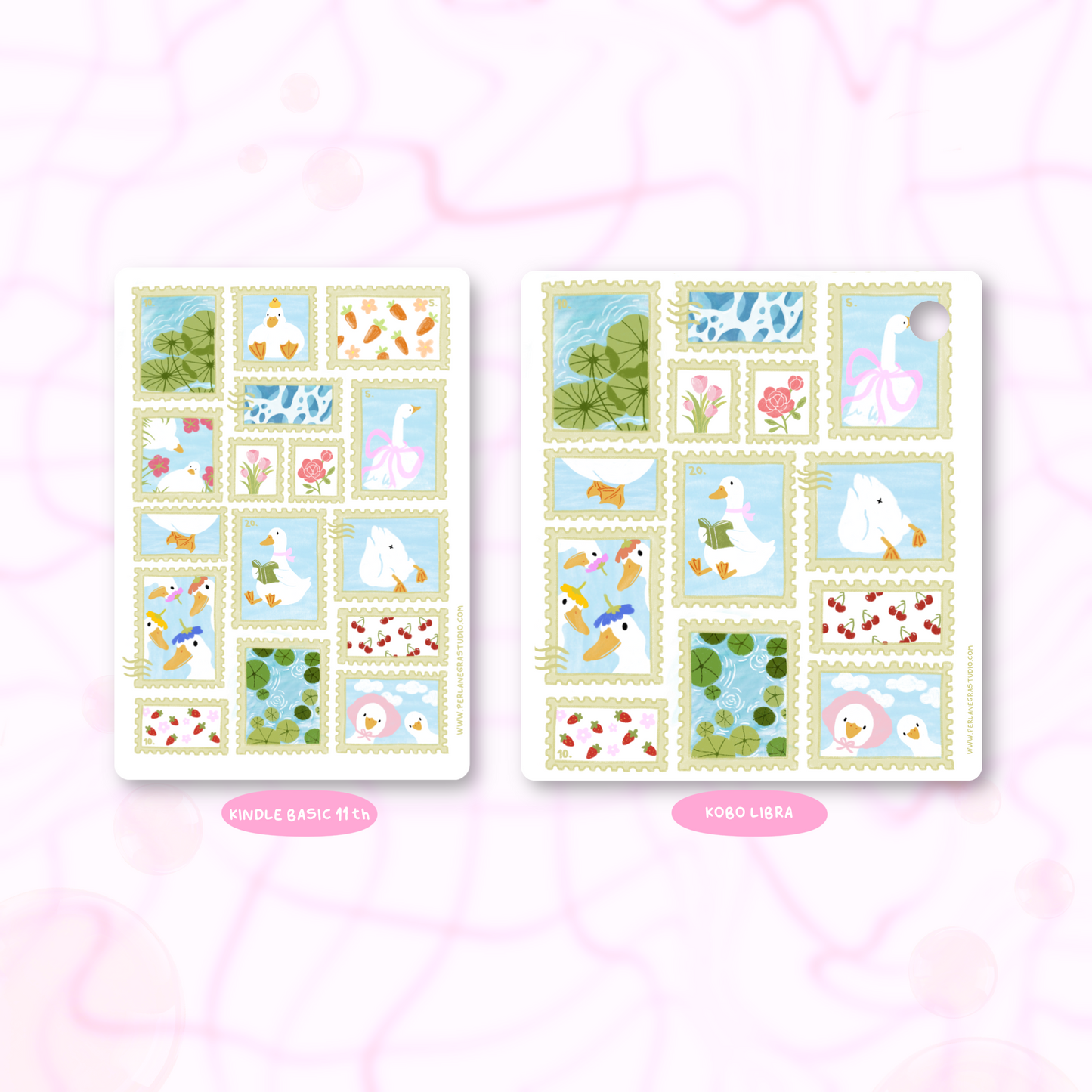 Kindle & Kobo Insert "Patitos"